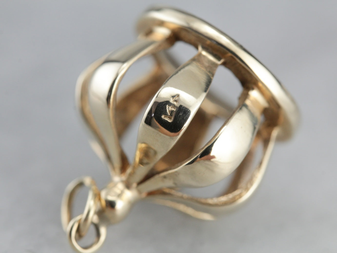 Vintage Gold Crown Charm