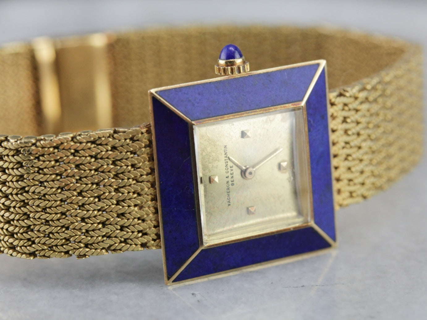 Vintage Vacheron & Constantin Modernist Gold Wrist Watch