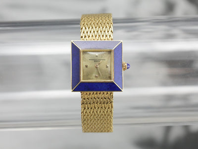 Vintage Vacheron & Constantin Modernist Gold Wrist Watch