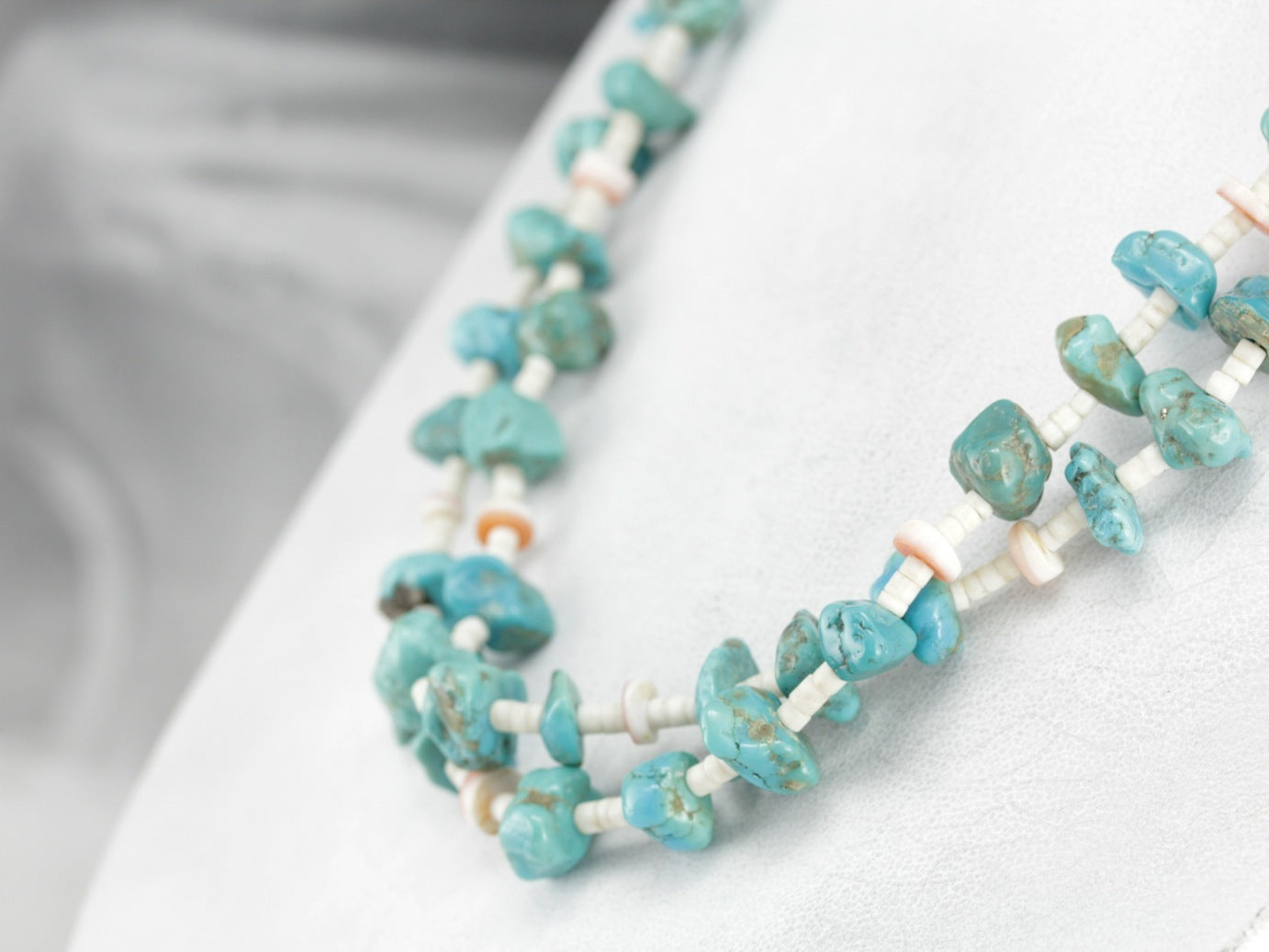 Native American Turquoise Nugget Necklace