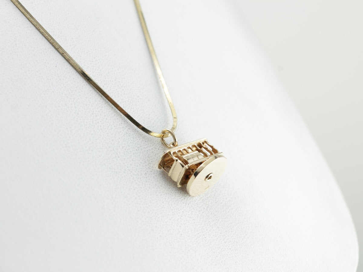 Realistic Trolley Charm with Spinning Base