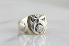 Vintage Men's Diamond Shriners Club Ring in Yellow and White Gold