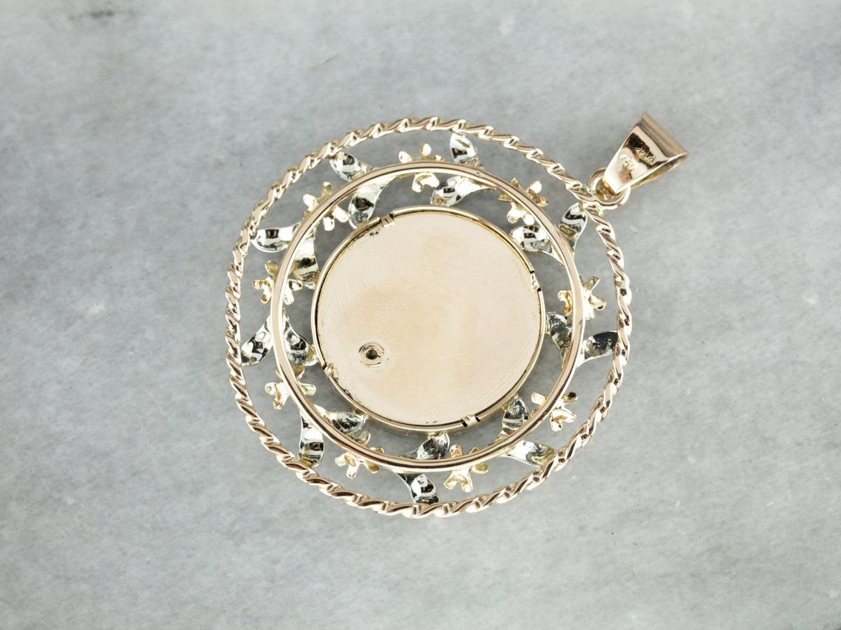 Unique Virgin Mary Pendant