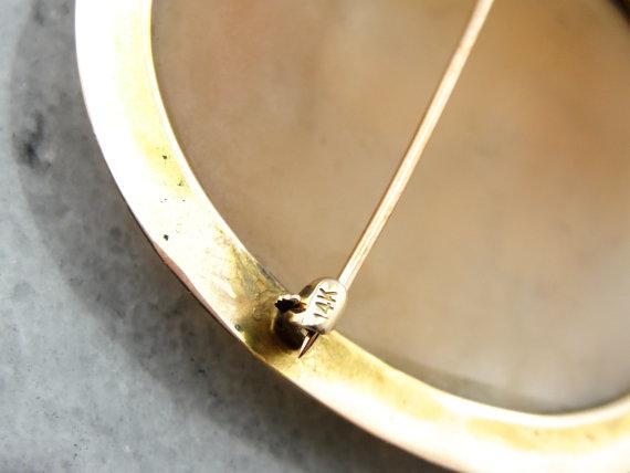 Cameo de paisaje de la época victoriana