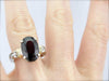 Garnet, Diamond and Fine Gold Cocktail Ring