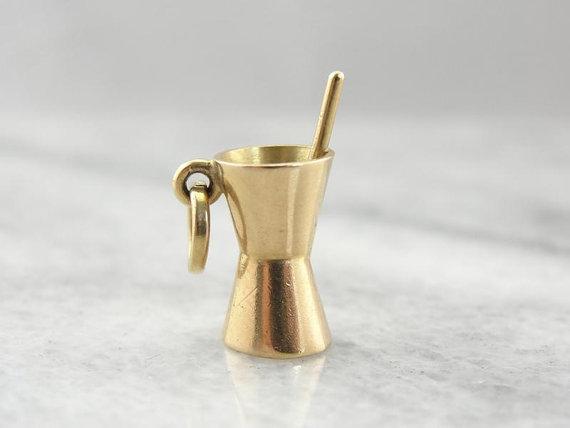 Vintage Solid Gold Apothecary Charm