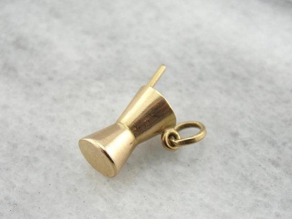 Vintage Solid Gold Apothecary Charm