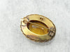 Victorian Citrine Pendant or Brooch  Surrounded by Pearls