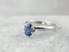 Classic Sapphire and Platinum Engagement Ring