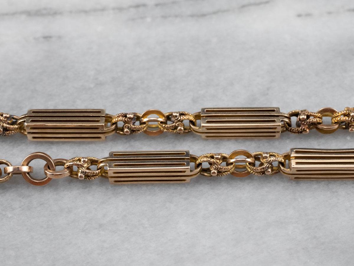 Victorian Era Pocket Watch Chain