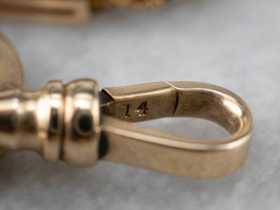 Victorian Era Pocket Watch Chain Necklace