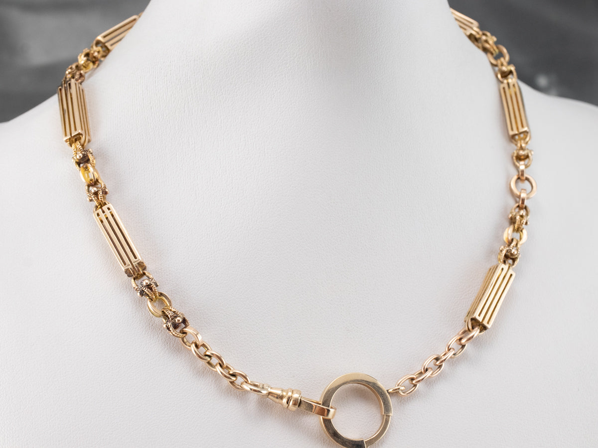 Victorian Era Pocket Watch Chain