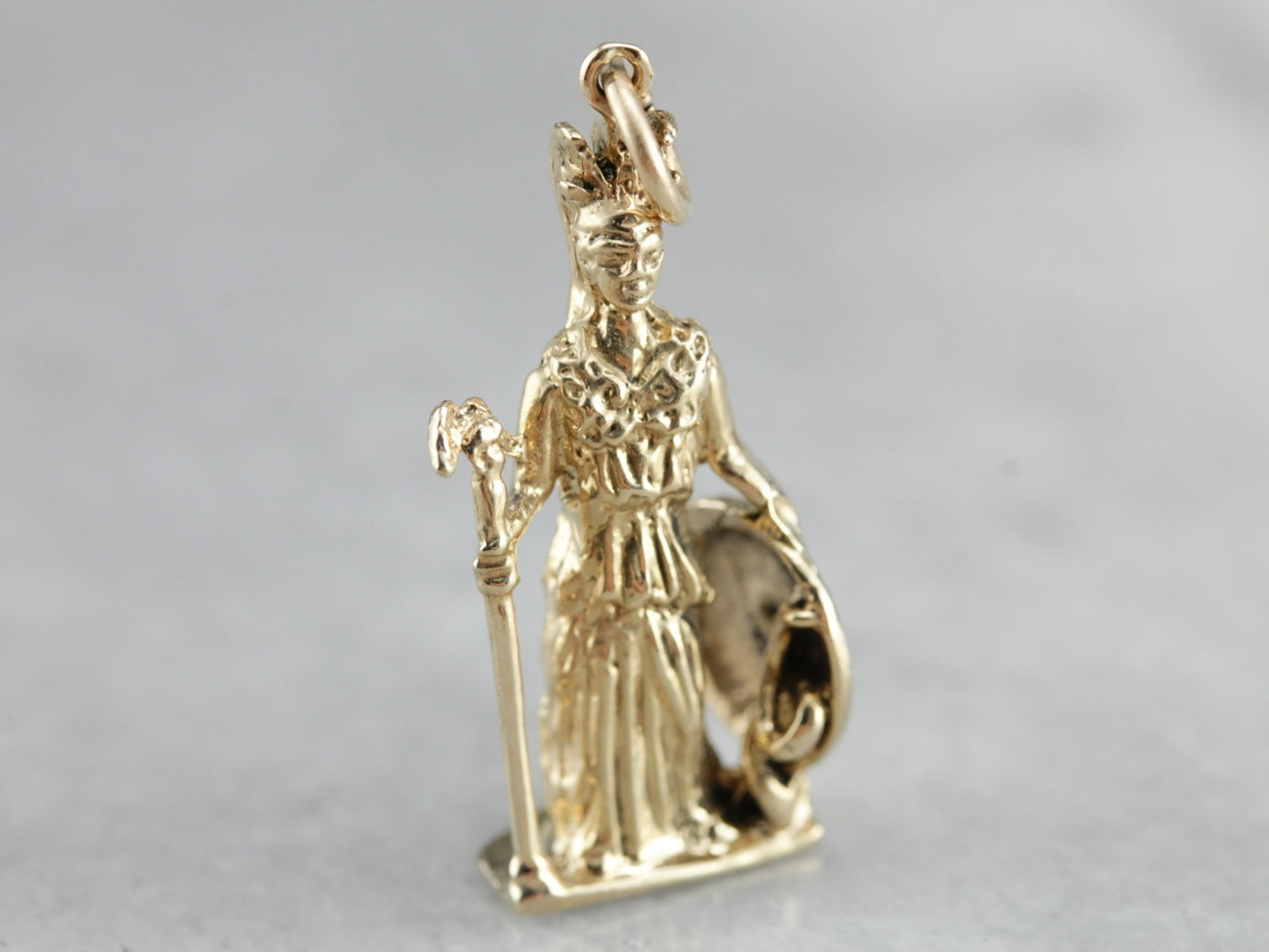 Athena, Goddess of War and Wisdom Charm