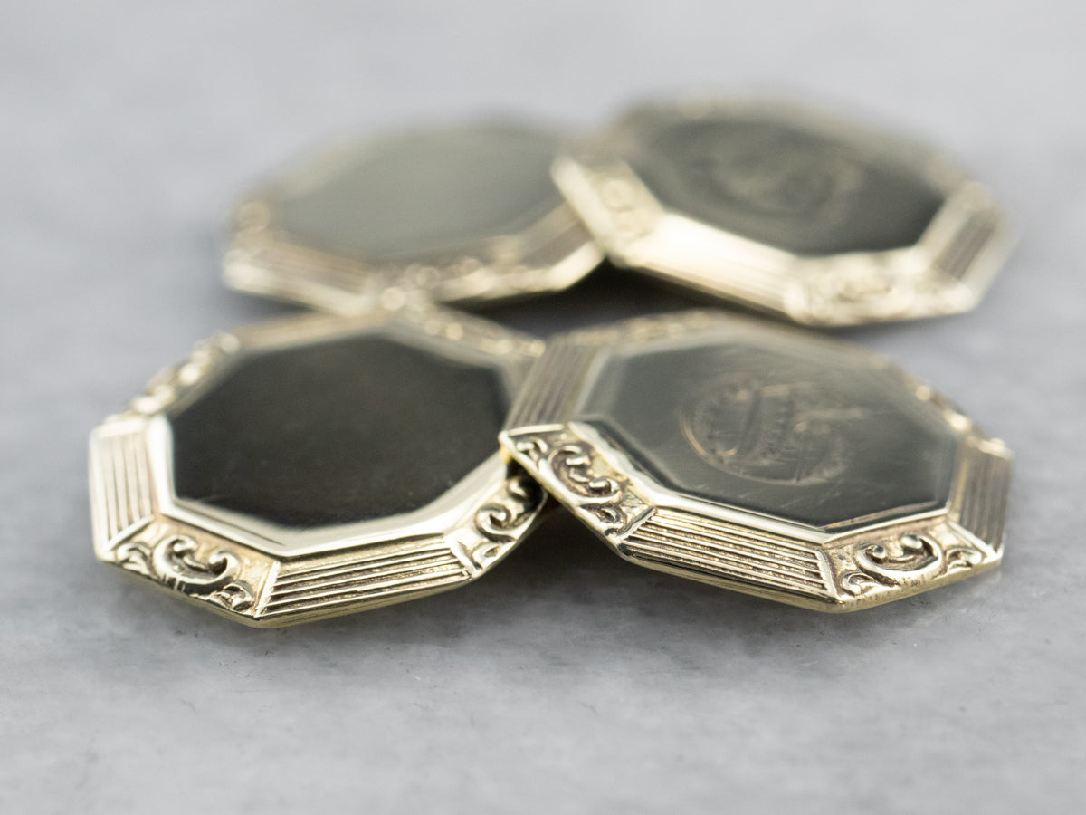 Old English "G" Monogrammed Cufflinks