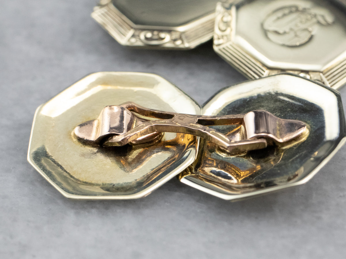 Old English "G" Monogrammed Cufflinks