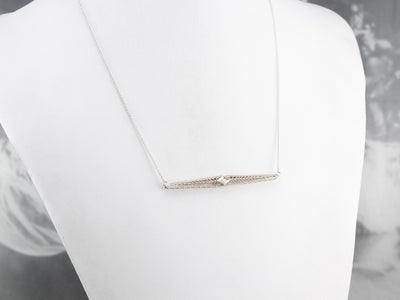 Antique Diamond Filigree Necklace