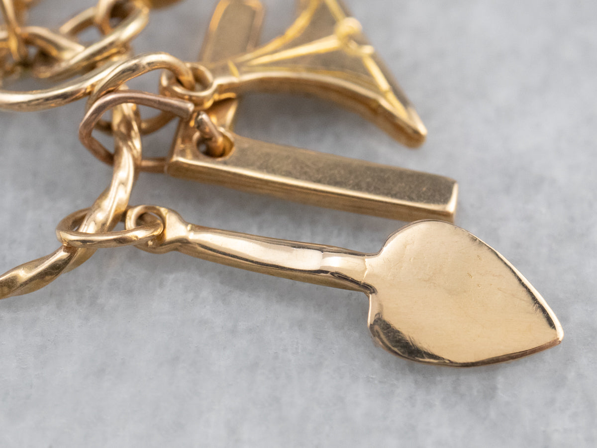 Masonic Symbols Charm Pendant