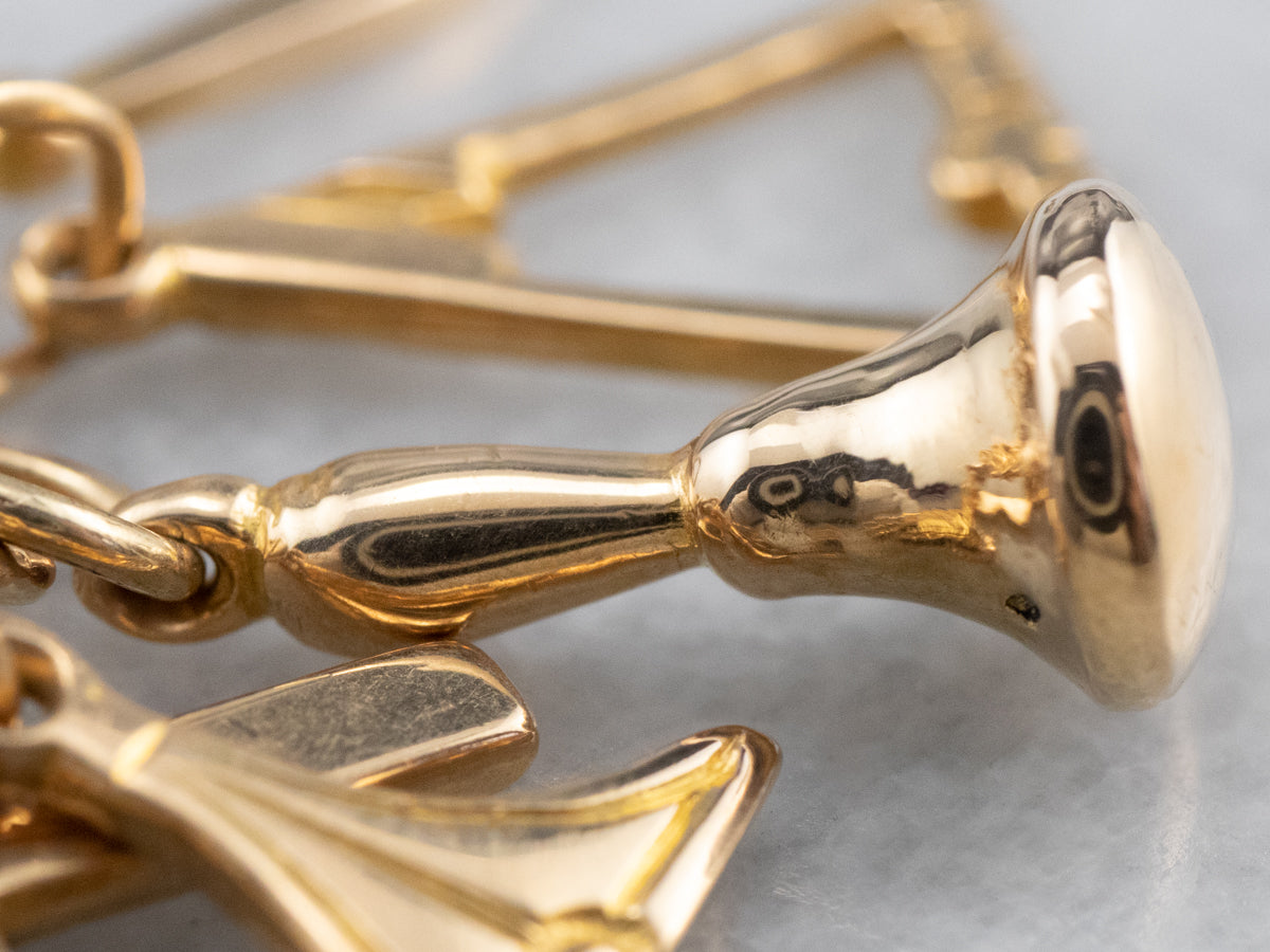 Masonic Symbols Charm Pendant