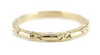 The Amelia Band in 18K Yellow Gold by Elizabeth Henry