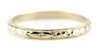 The Marjorie Band in 14 Karat Yellow Gold by Elizabeth Henry