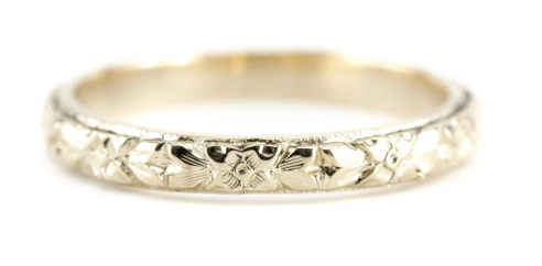 14K Yellow Gold Lillian Band from The Elizabeth Henry Collection