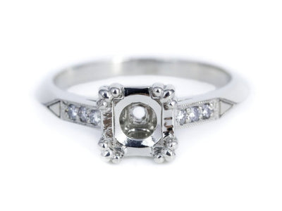 The Shapleigh Setting Semi-Mount Engagement Ring by Elizabeth Henry