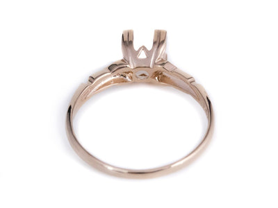 The Levett Setting Semi-Mount Engagement Ring by Elizabeth Henry