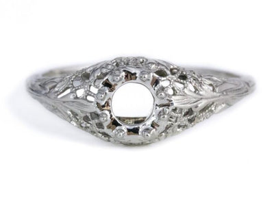 The Marcy Setting Semi-Mount Engagement Ring by Elizabeth Henry