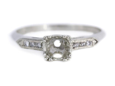 The Madbury Setting Semi-Mount Engagement Ring by Elizabeth Henry