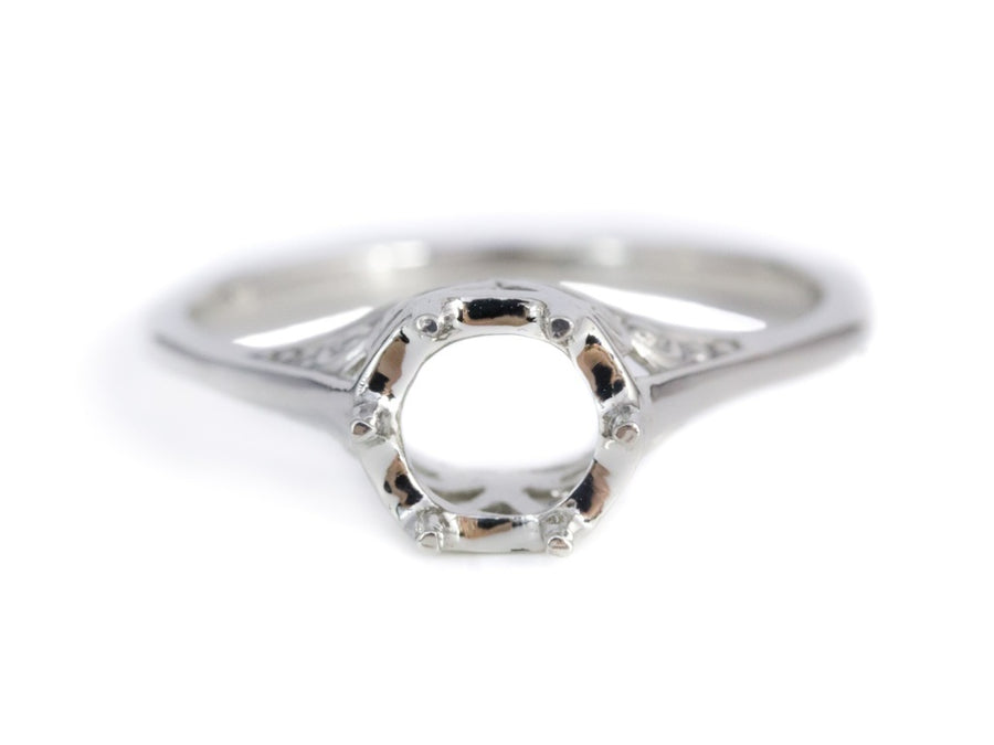 The Mapleton Setting Semi-Mount Engagement Ring by Elizabeth Henry