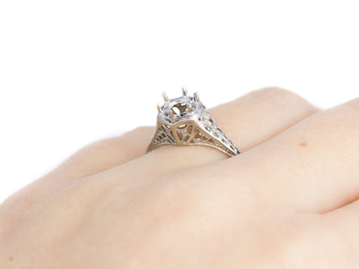 The Bartlett Setting Semi-Mount Engagement Ring by Elizabeth Henry