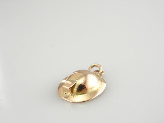 Rose Gold Fire Fighter Helmet Charm