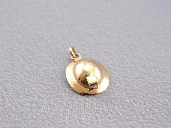 Rose Gold Fire Fighter Helmet Charm