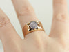 Mens or Ladies Star Sapphire in Victorian Gold Mounting