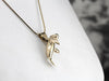 Adorable Manatee Sold Gold Pendant