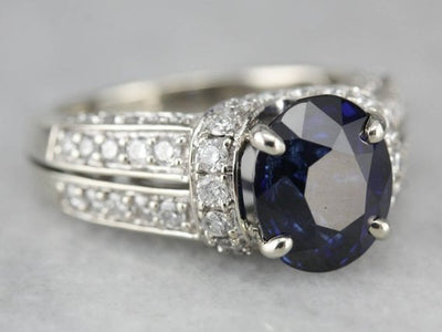 Benchmark Quality Sapphire Cocktail Ring