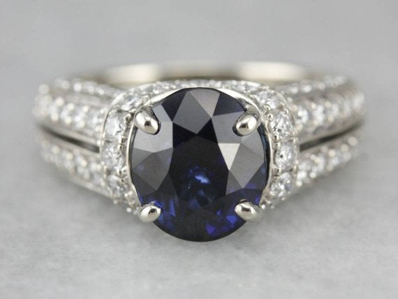 Benchmark Quality Sapphire Cocktail Ring