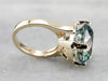 Exceptional Blue Zircon Statement Ring, Museum Quality Gemstone