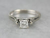 High Profile Diamond Solitaire Engagement Ring