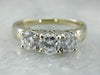 Past, Present, Future, Three Diamond Engagement Ring