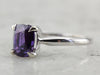 Rare Purple Sapphire from Ceylon, Perfect Sapphire Solitaire, Breathtaking Engagement Ring
