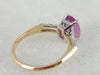 Vintage Pink Ceylon Sapphire Ring