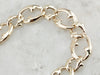 Serious Gold Statement: Vintage, Substantial Gold Decorative Link Bracelet