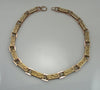 Fine Filigree Victorian Large Ornate Link Necklace