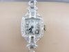 Art Deco Gruen Wrist Watch in Platinum and Diamond