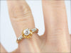 Handmade Old Mine Cut Diamond Engagement Ring