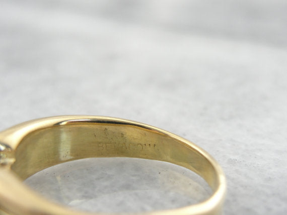 Fine Sapphire Diamond Engagement Ring