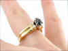 Fine Sapphire Diamond Engagement Ring