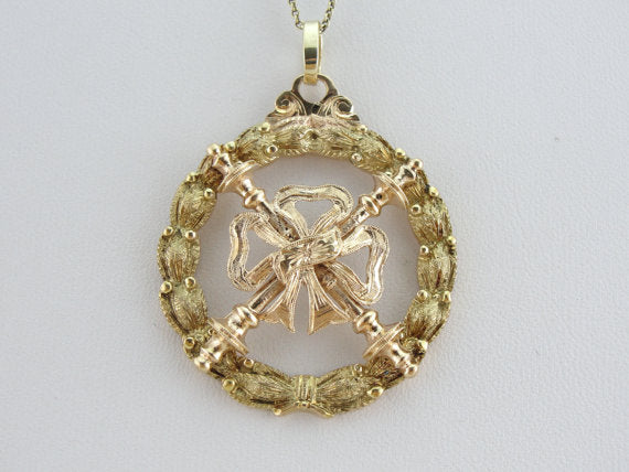 Rosy Yellow Gold Antique Mason Medal