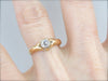 Diamond Studded Belcher Engagement Ring